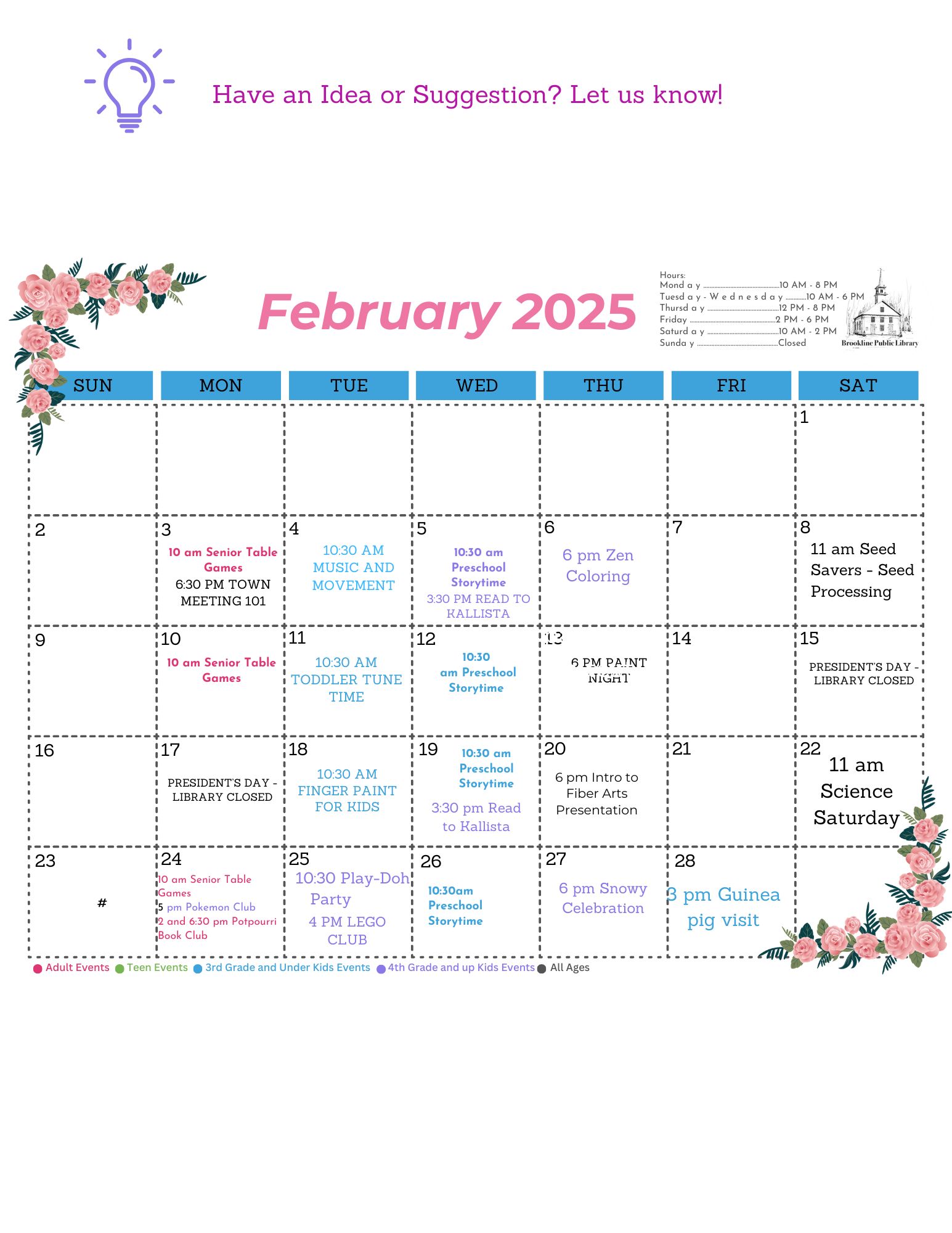 February 2025 Calendar