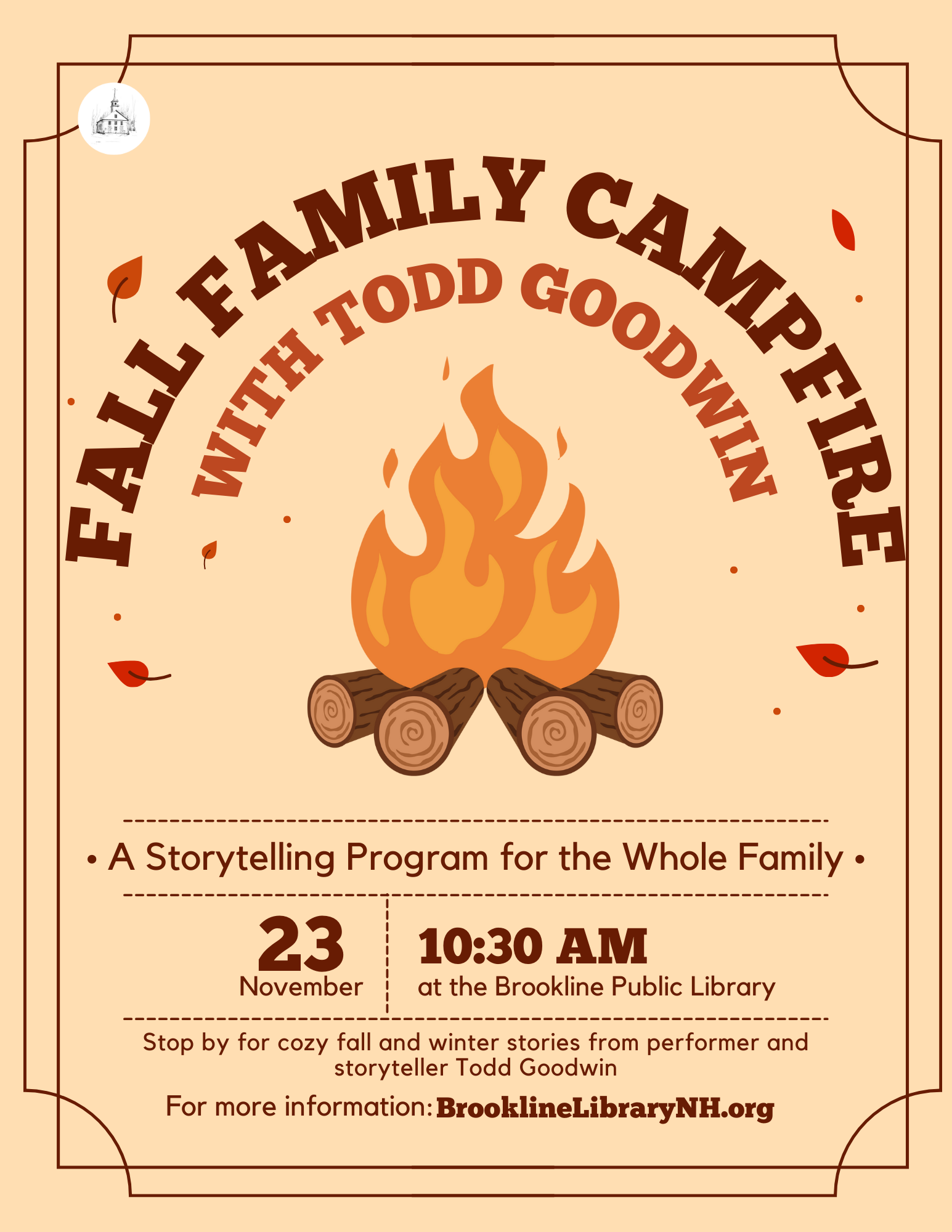 campfire stories flyer