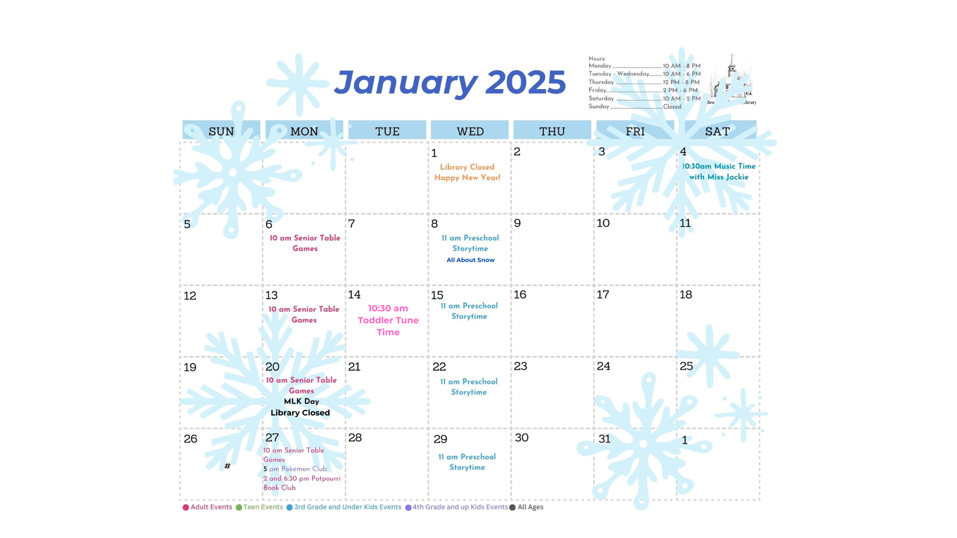 January Calendar