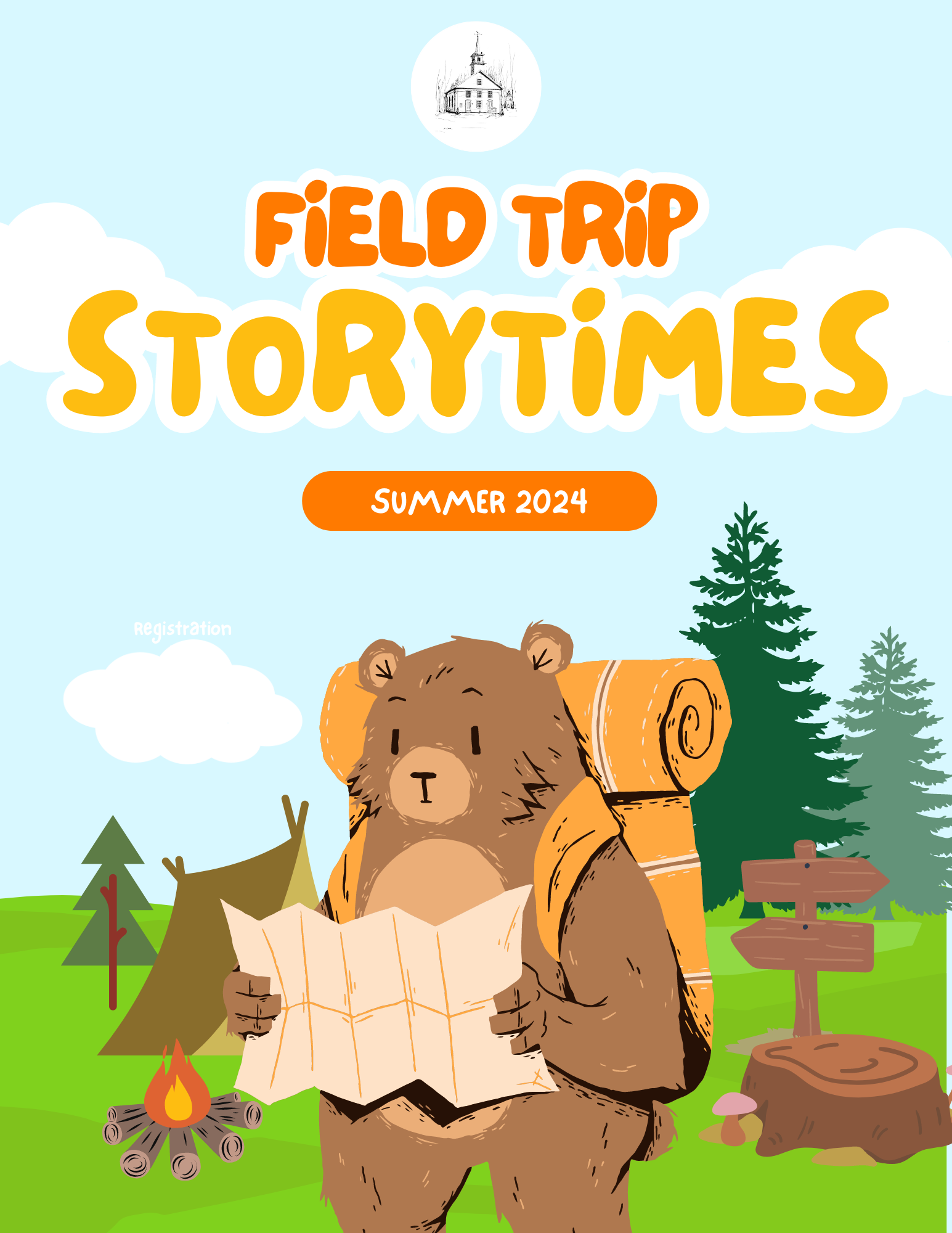 field trip storytime flyer