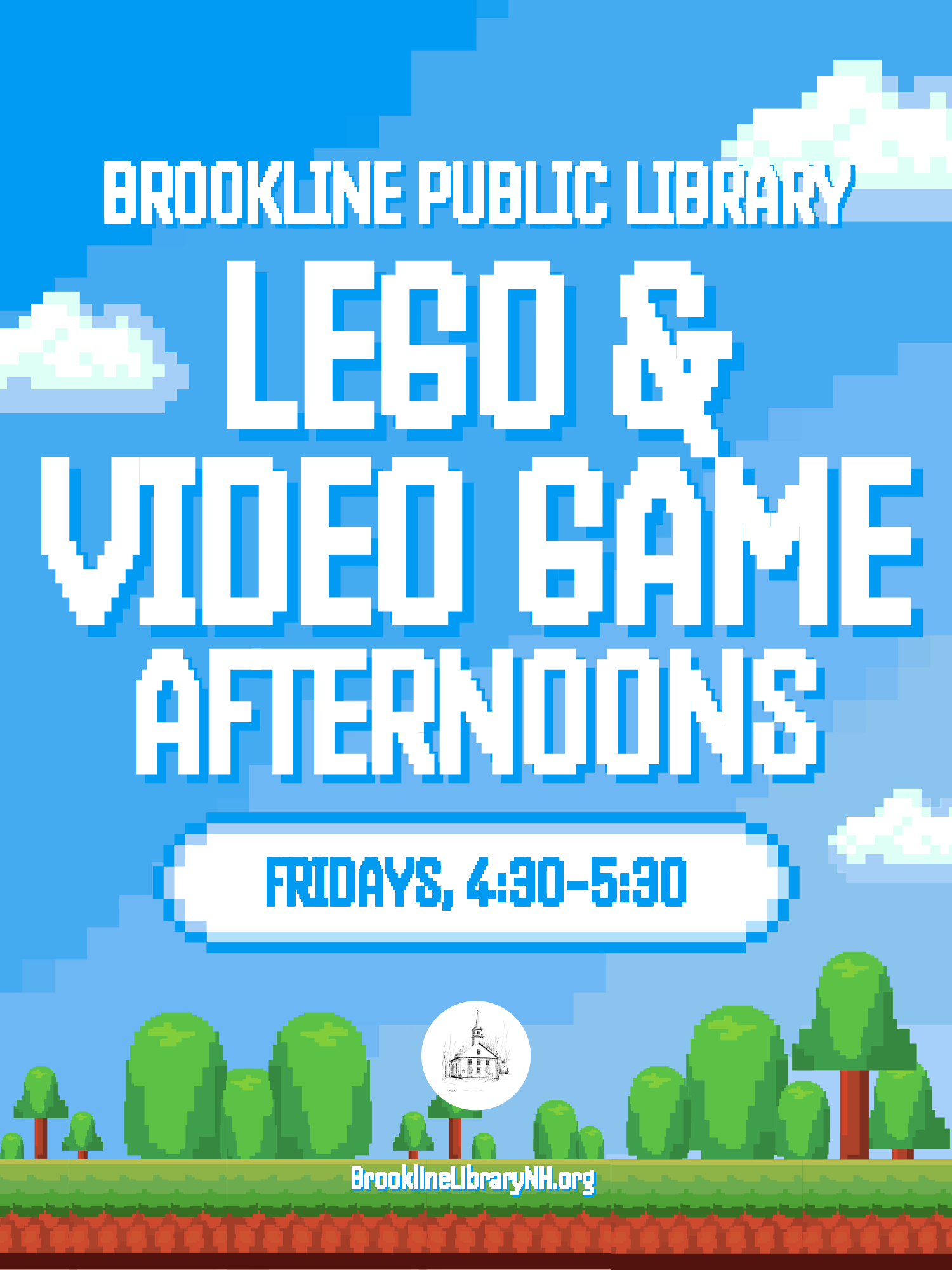 lego and video game afternoon flyer