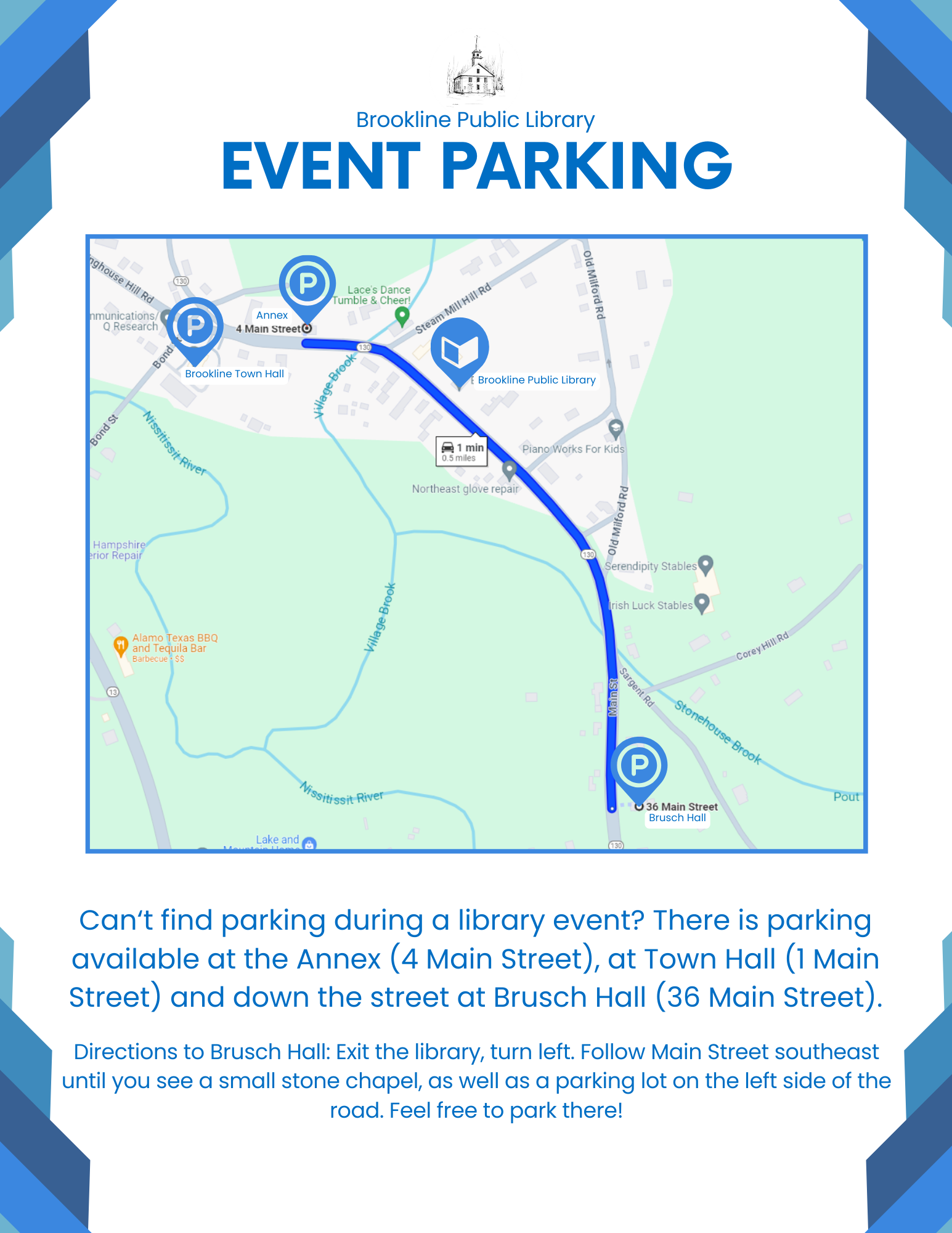 event parking map