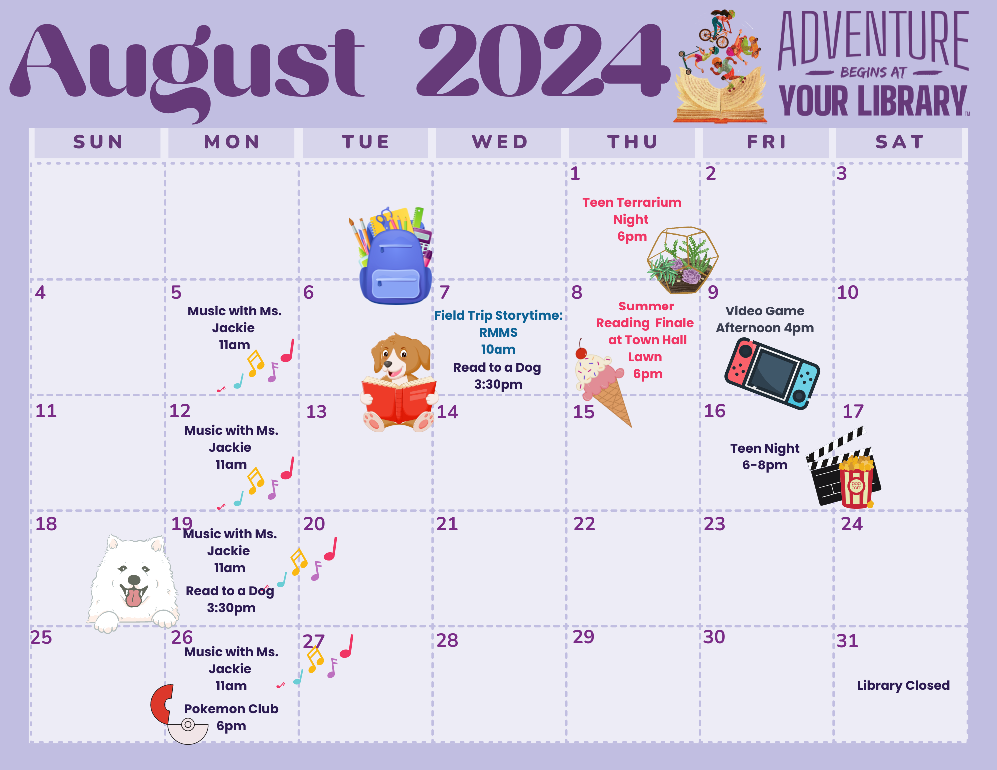 August Calendar