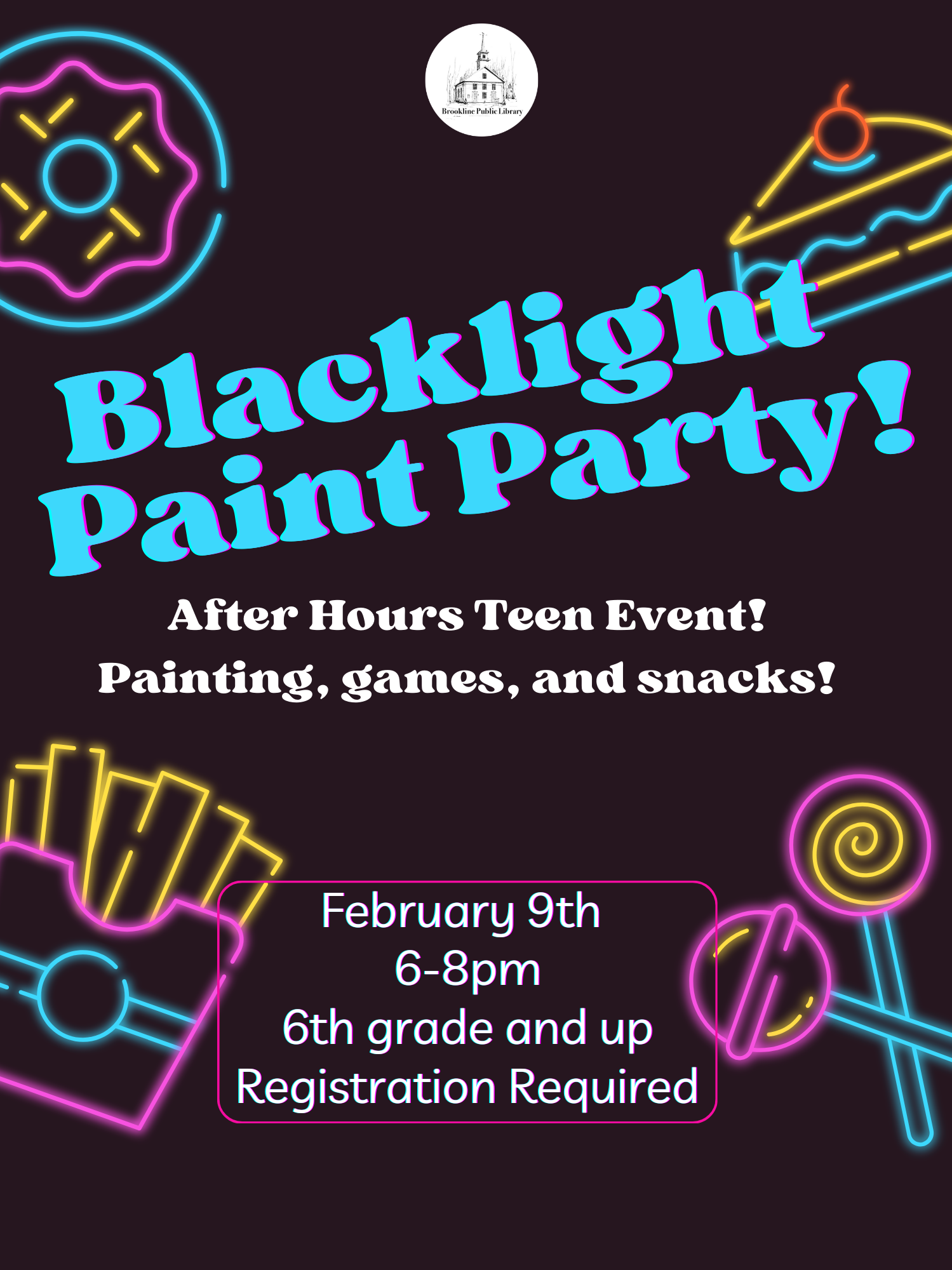 event flyer and info