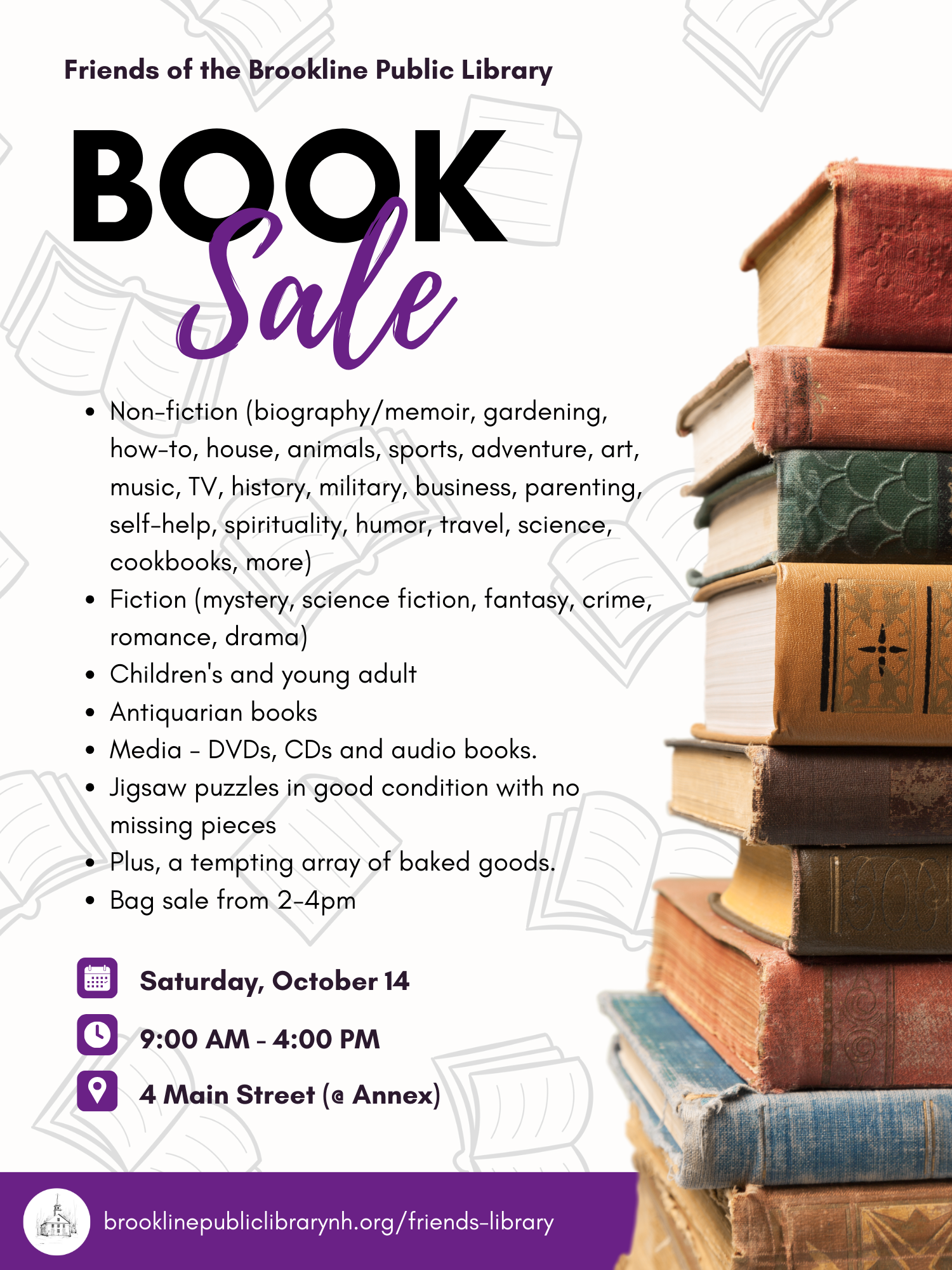 Event flyer and info