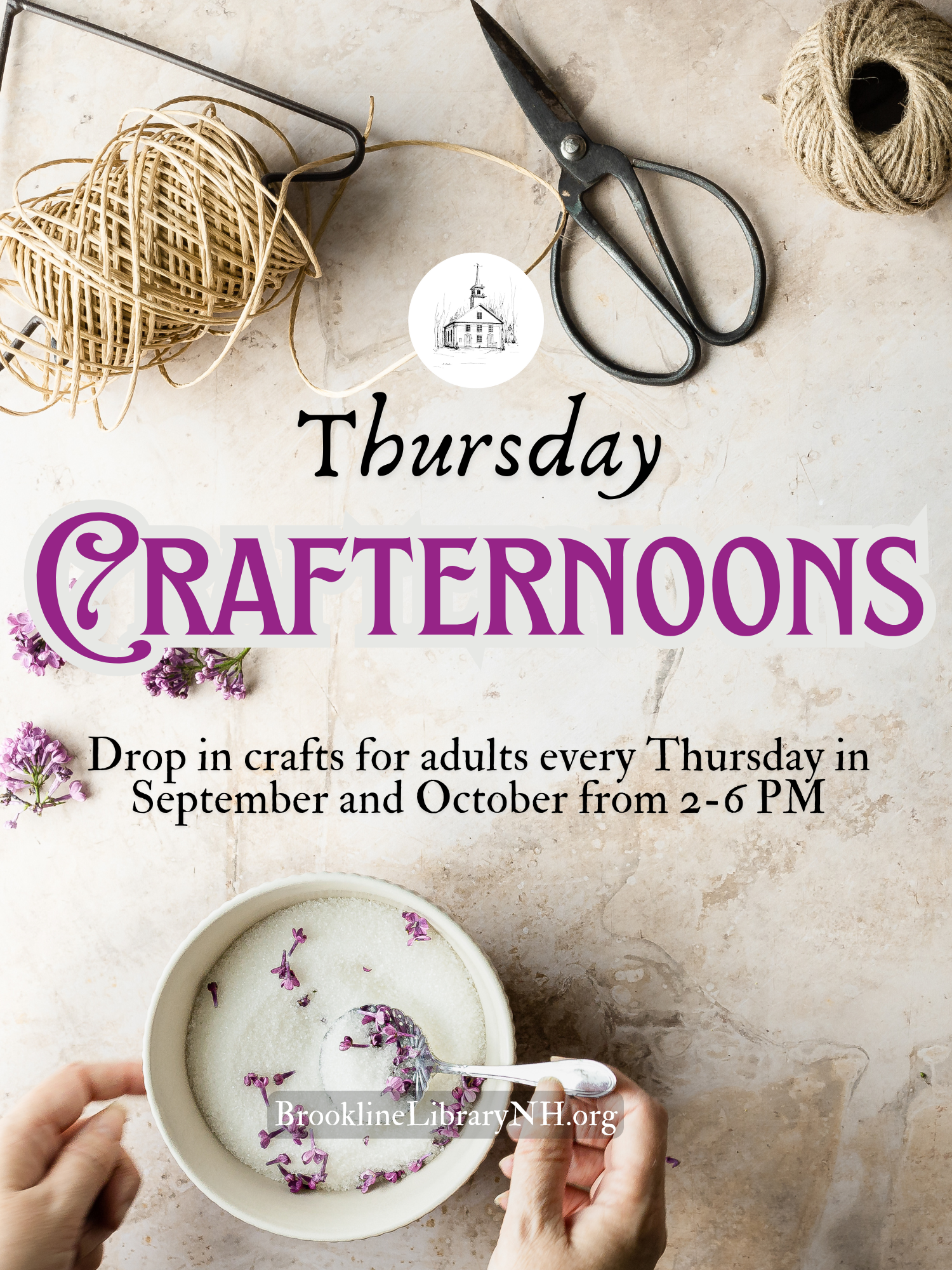 crafternoons flyer