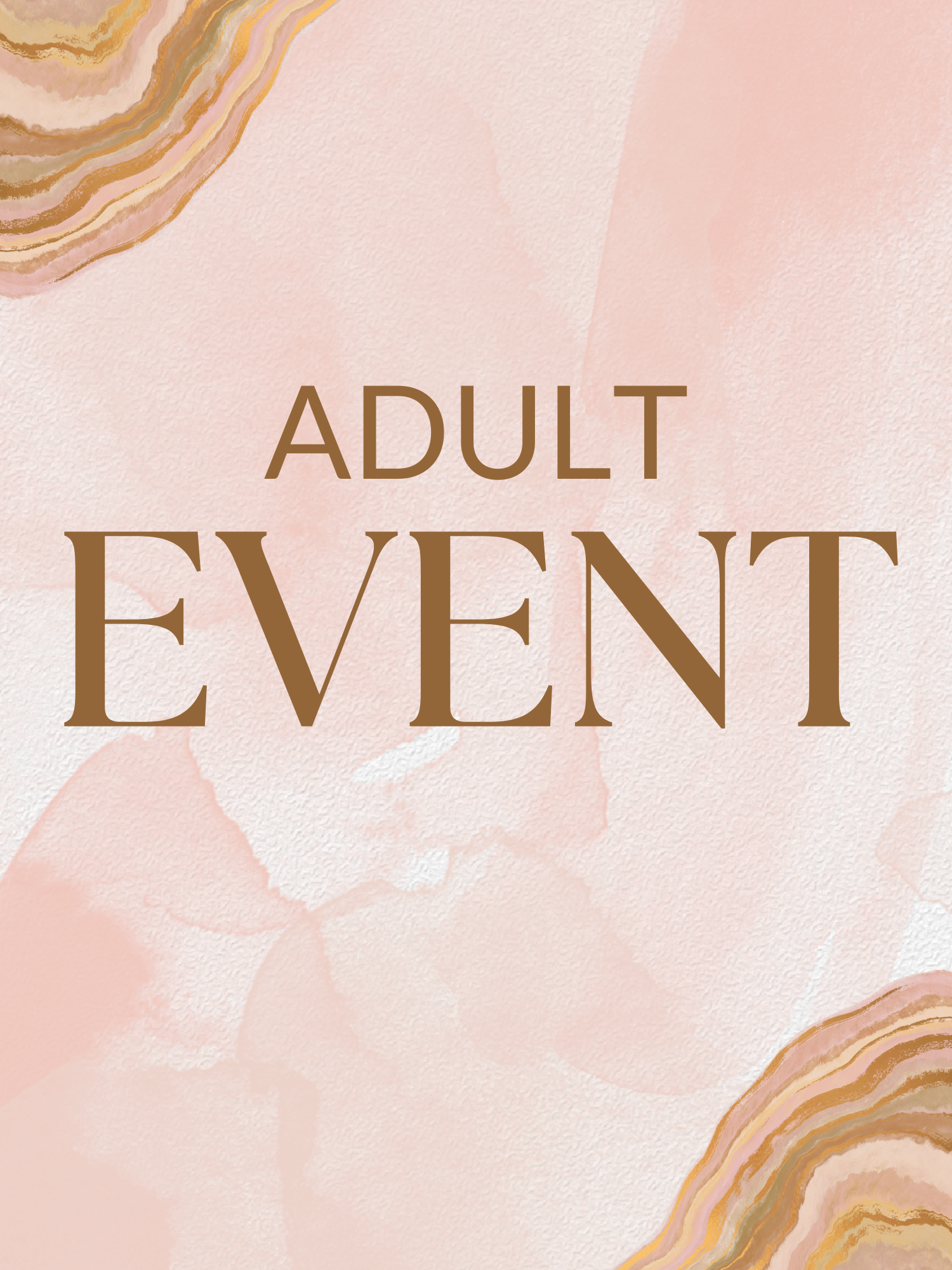 default adult event flyer
