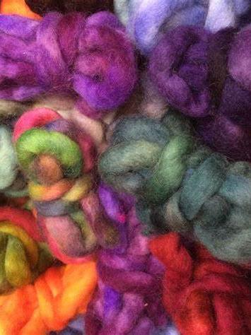 colorful roving