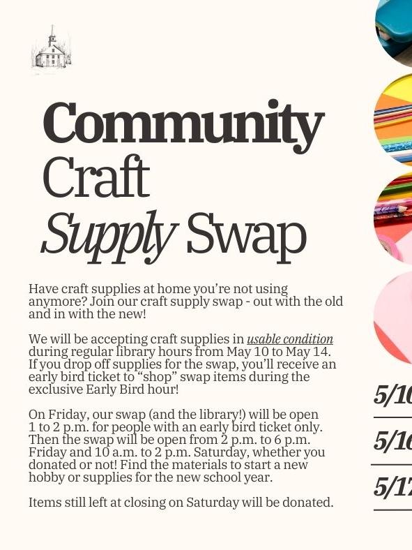 Community Craft Supply Swap 