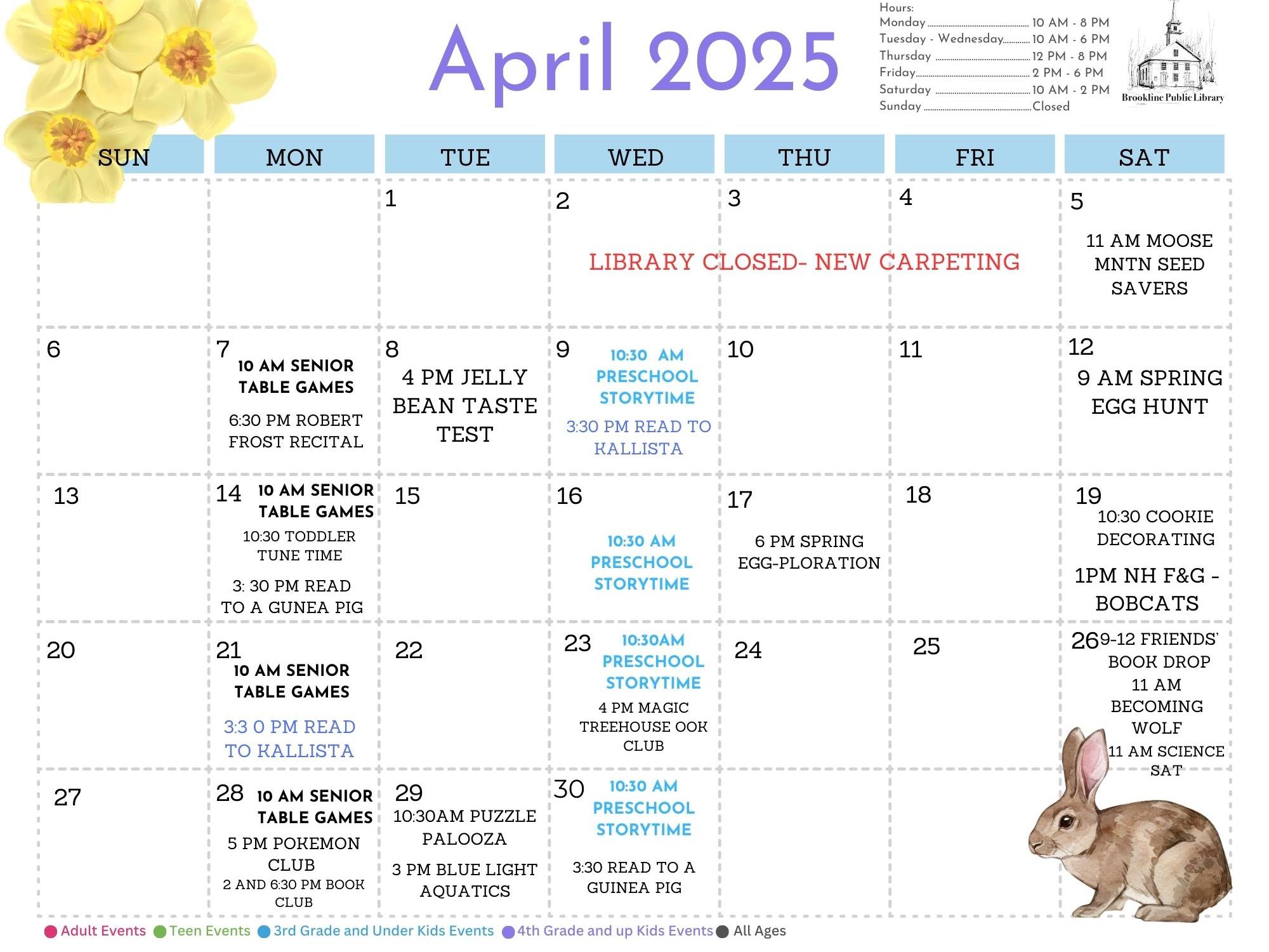 April Calendar